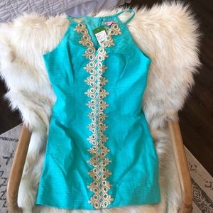 NWT Lilly Pulitzer teal dress size 4